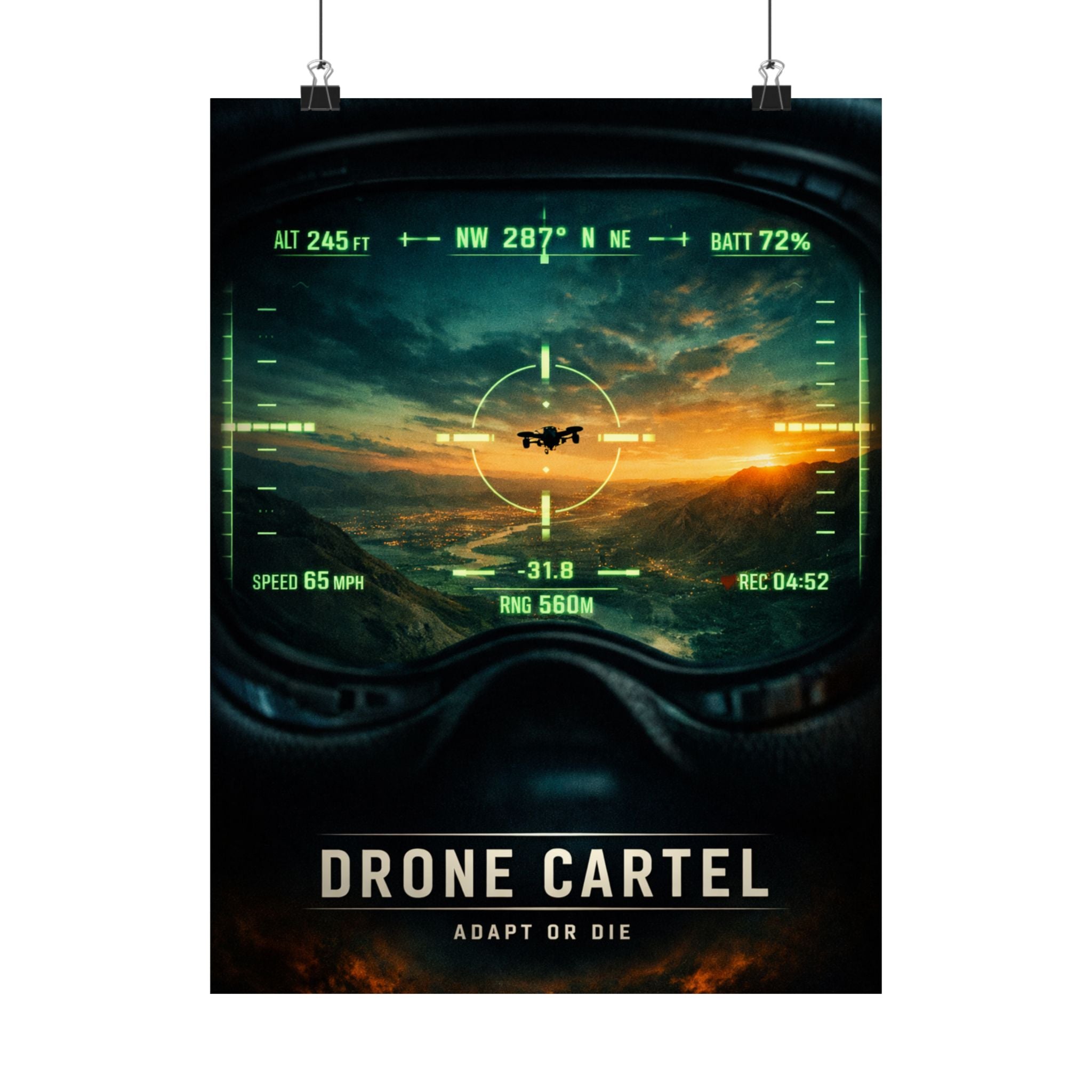 Drone Cartel  'Adapt or Die' Wall Art