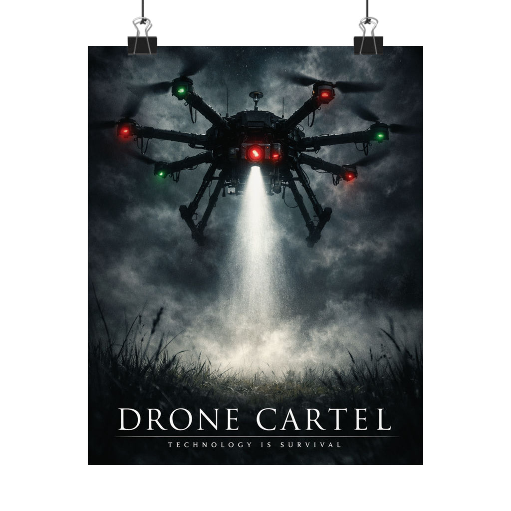 Drone Cartel Technology Is Survival Poster