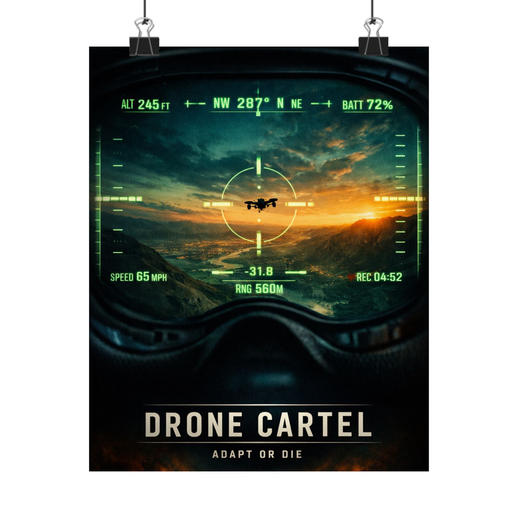 Drone Cartel  'Adapt or Die' Wall Art
