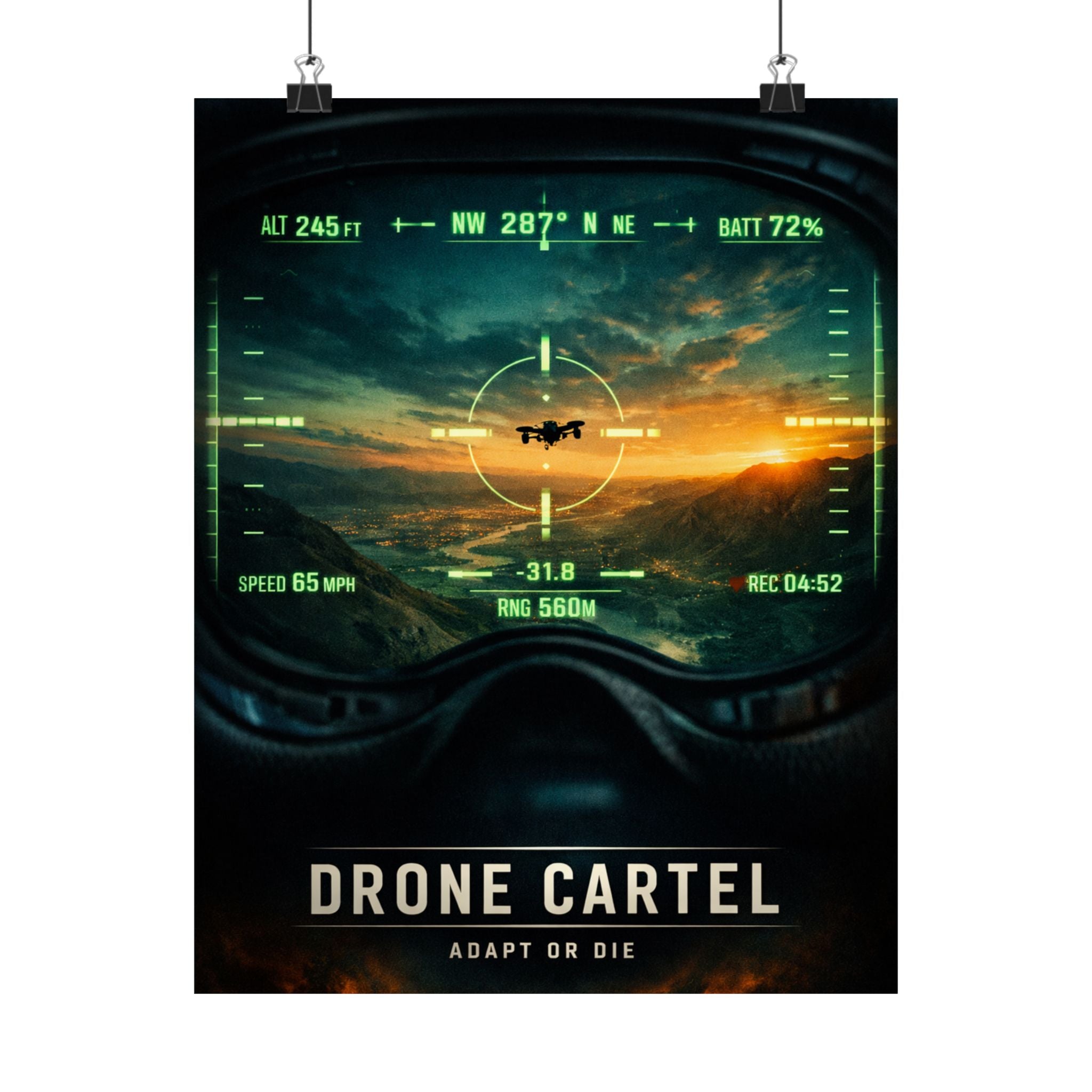 Drone Cartel  'Adapt or Die' Wall Art