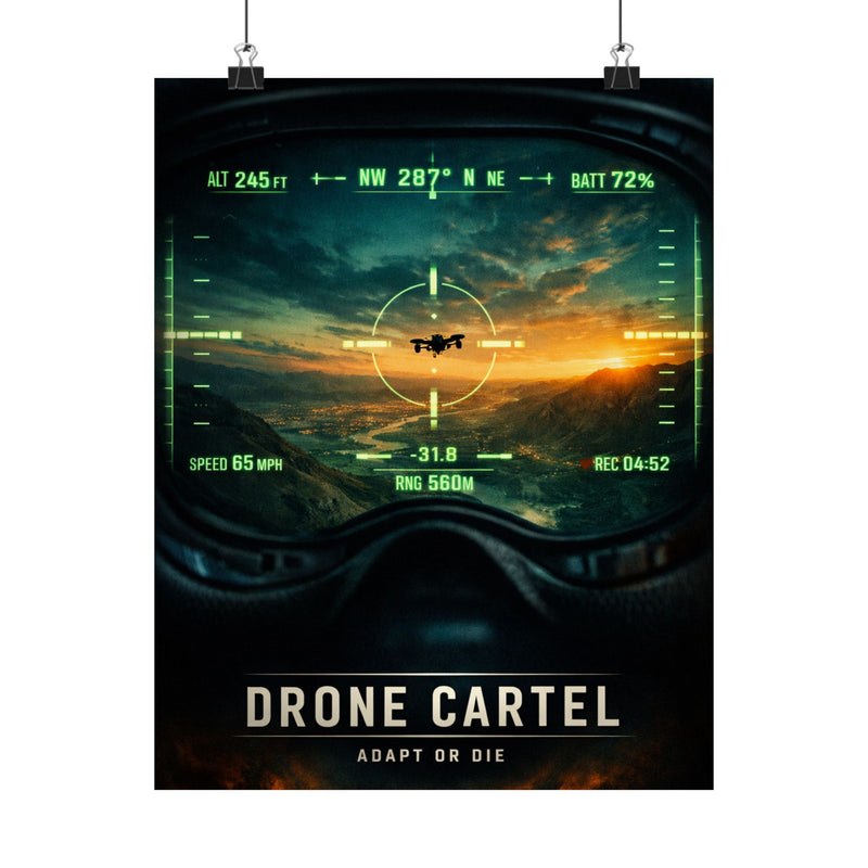 Drone Cartel 'Adapt or Die' Wall Art