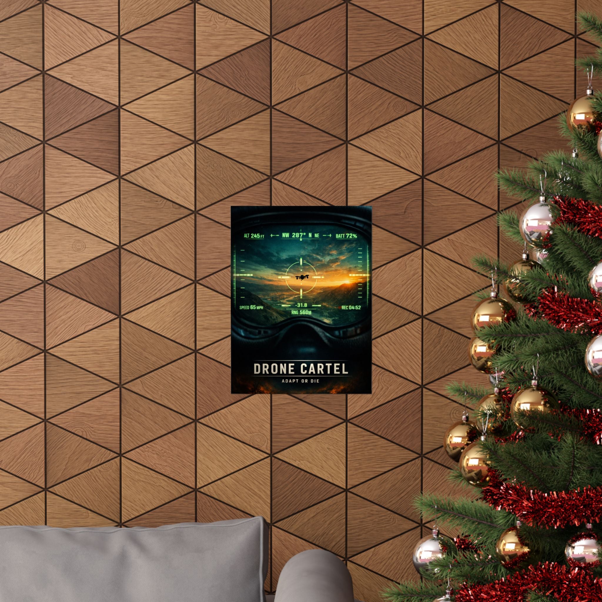 Drone Cartel  'Adapt or Die' Wall Art