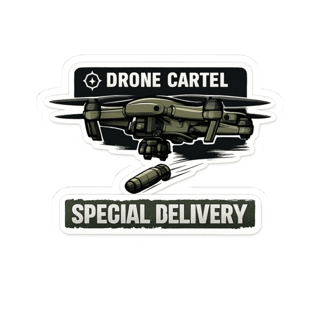 Drone Cartel "Special Delivery" Kiss-Cut Sticker
