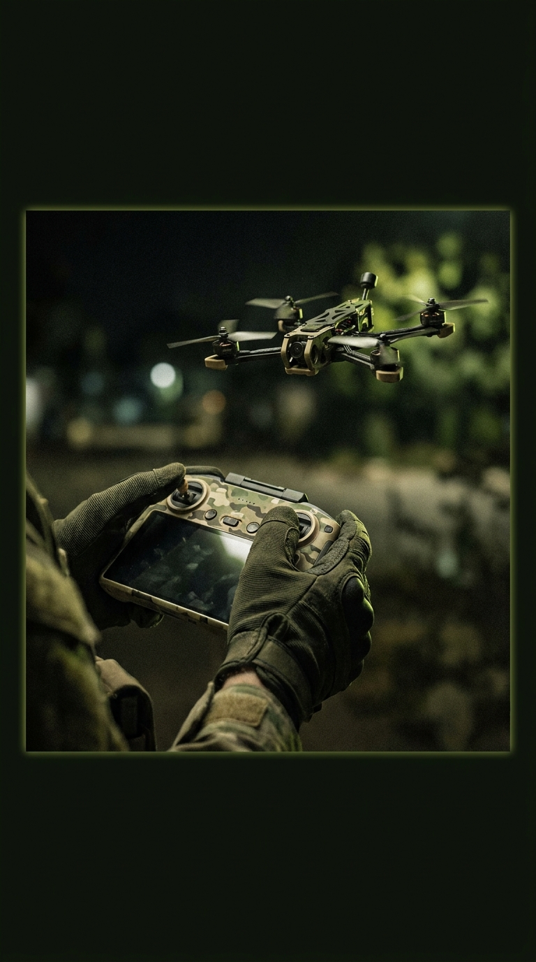Drone Cartel Operator Field Manual — tactical FPV pilot aesthetic