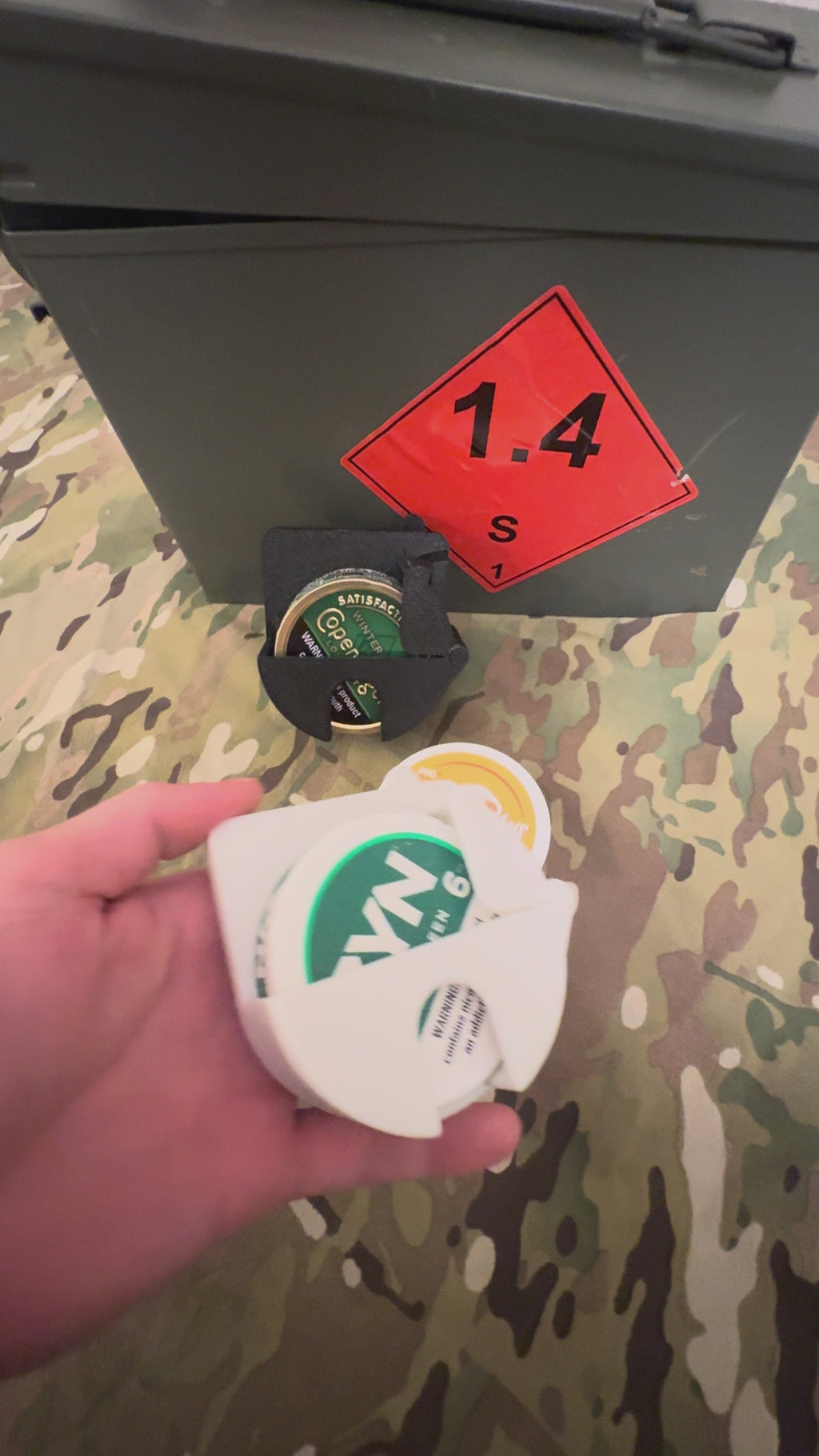 Tactical Can Holder — Retention Cover